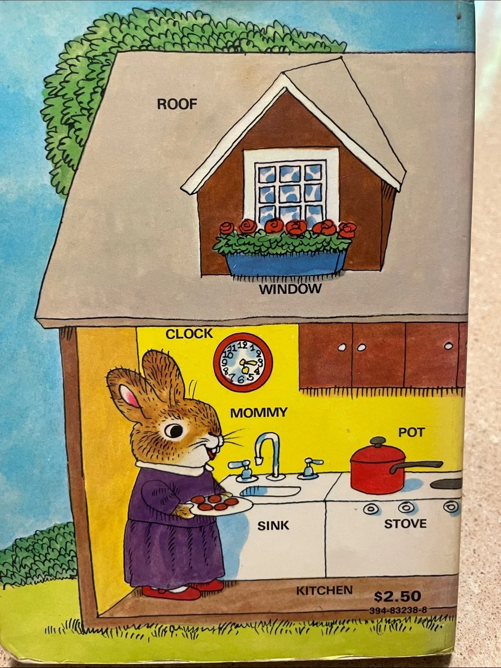 Richard Scarry Early Words Board Book – Blue & Red